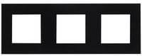Efapel Quadro45 ramka 3-krotna czarny 45930 TPM