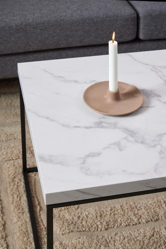 Stolik Barossa 110x55cm biały marmur na Arena.pl