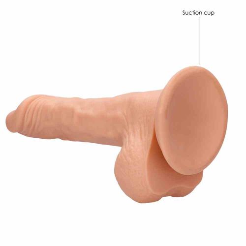 Dildo Z Jądrami 23 Cm Kremowe na Arena.pl