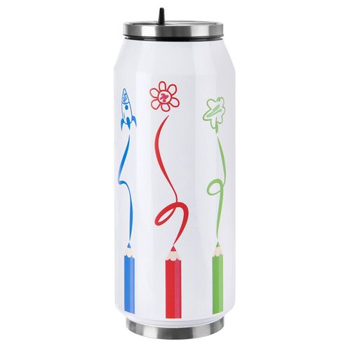Kubek termiczny puszka kredki 500 ml na Arena.pl