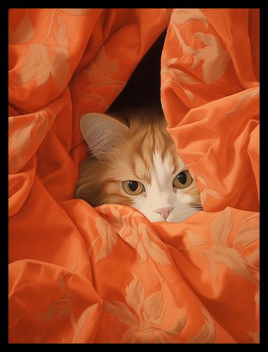 Plakat 30x40cm Ukryty Kot na Arena.pl