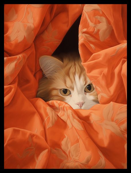 Plakat 30x40cm Ukryty Kot zdjęcie 2