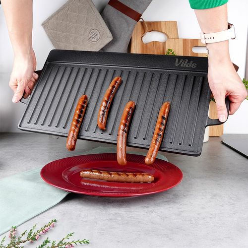 Płyta do grillowania żeliwna dwustronna CAST LINE 50,5x23,5 cm na Arena.pl