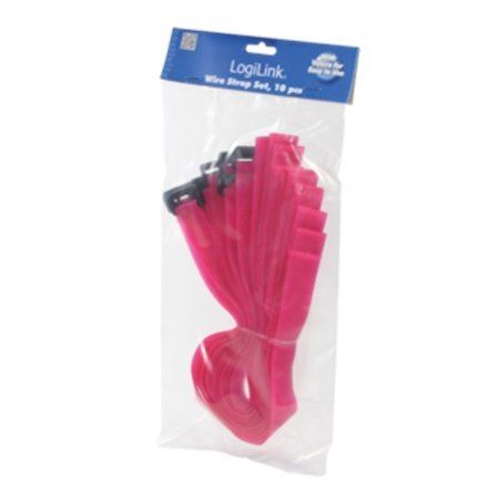 Wire Strap 500*20 Mm, 10Pcs, Pink Logilink na Arena.pl