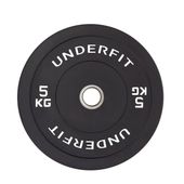 Obciążenie olimpijskie bumper Black UNDERFIT 5 kg