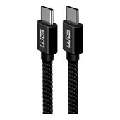 Kabel WG USB C TYP C TYP C wzmocniony 3m czarny