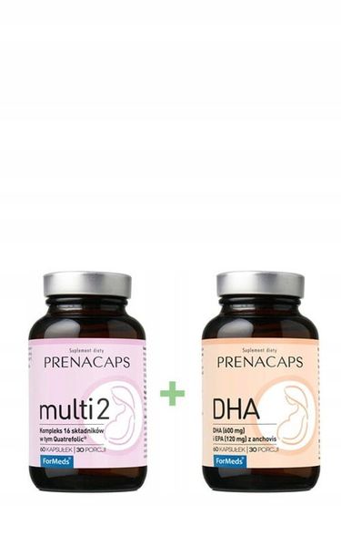 FORMEDS PRENACAPS MULTI 2 + DHA 120 kap. zdjęcie 6