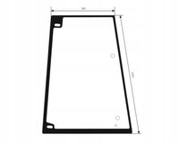 Szyba boczna - bok lewy Volvo BL61 BL70 BL71 11149692