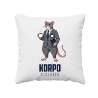 Korpo-szczurek - poduszka na prezent ŚMIESZNY KORPOHUMOR korporacja praca