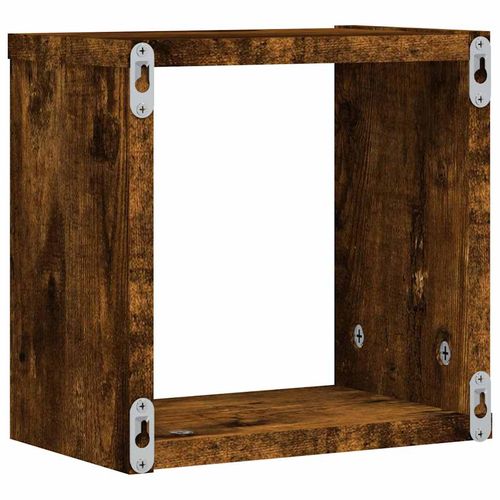 Półki ścienne z przechowywaniem 2 pcs Brązowy 26 x 15 x 26 cm na Arena.pl