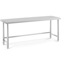 stół do kuchni stalowy nierdzewny 200 x 60cm