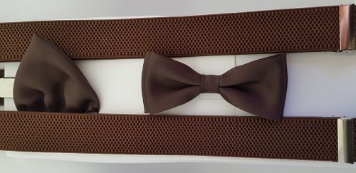 KOMPLET BRĄZOWE SZELKI Z MUCHĄ MUSZKĄ I POSZETKĄ na Arena.pl