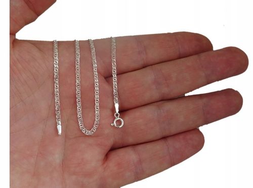 ŁAŃCUSZEK SREBRNY 925 MONALIZA 45 CM PREZENT na Arena.pl