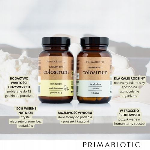 Primabiotic Colostrum 60 kapsułek na Arena.pl
