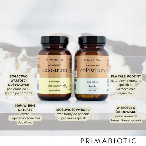 Primabiotic Colostrum 60 kapsułek zdjęcie 7