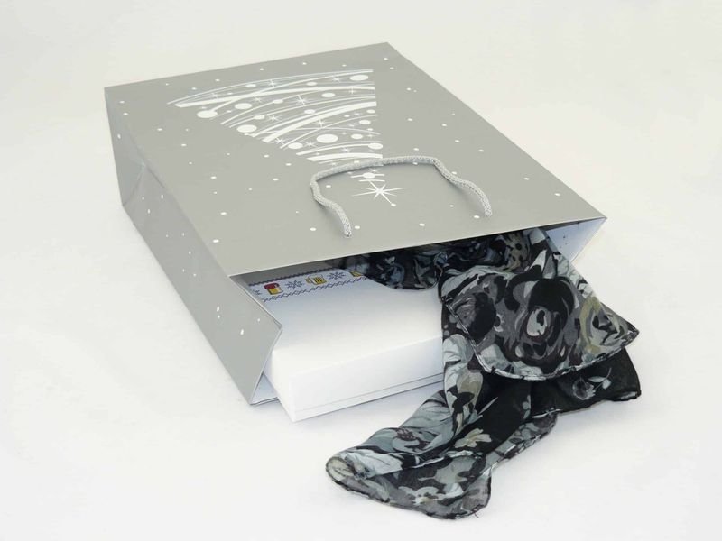 Torba świąteczna choinka 32 x 13 x 42 cm zdjęcie 4