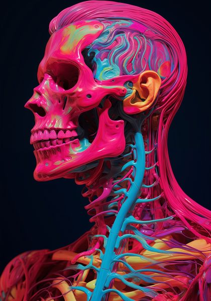 Plakat 70x100cm Anatomia Koloru zdjęcie 1
