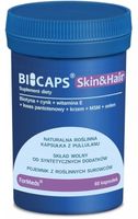 Formeds Bicaps Skin & Hair skóra włosy biotyna witamina selen 60 kapsułek