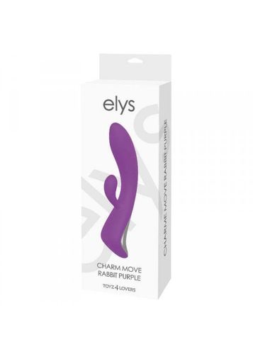 Wibrator-VIBRATORE RABBIT ELYS - CHARM MOVE RABBIT PURPLE na Arena.pl