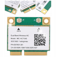 KARTA SIECIOWA MINI PCIE GIGABIT DUALBAND MC-AC7265 2.4G 300MB/S 5G 867MB/S