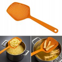 Łyżka Kuchenna Łopatka TSG-75 Cedzakowa Sitko Cedzak Łyżka do Makaronu 34cm