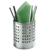 Ociekacz stojak na przybory kuchenne srebrny