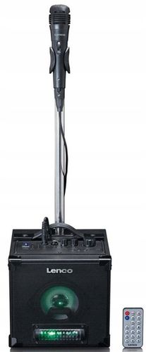 Głośnik AUX Bluetooth SD USB KARAOKE LED STOJAK na Arena.pl