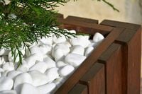 OTOCZAK BIAŁY KAMIEŃ THASSOS BIAŁE OTOCZAKI do OGRÓDU i DONICZEK 10 KG