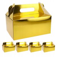 Pudełko Na Ciasto Tort 5szt Podziękowania Dla Gości Weselne Ślub Wesele