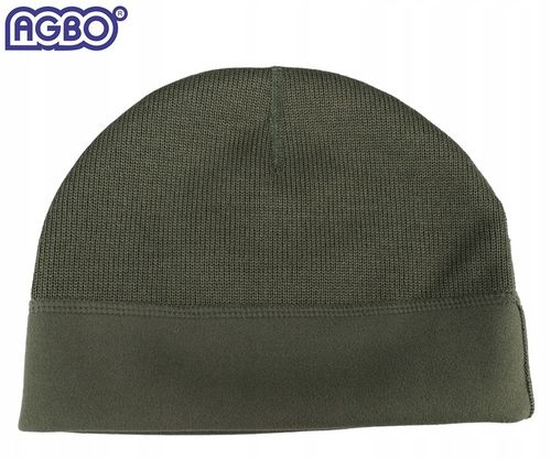 CZAPKA ZIMOWA WOJSKOWA WP WZ.420Z-MON Wełna MERINO Dwustronna Olive 54-55 na Arena.pl