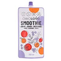 Smoothie jabłkowe z jagodą i brzoskwinią 250 ml
