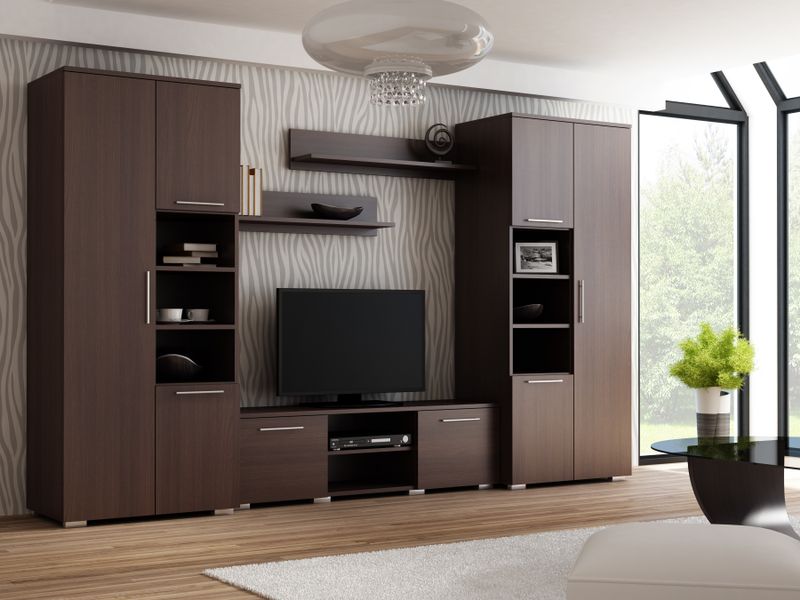 MEBLOŚCIANKA  APOLLO WENGE zdjęcie 1