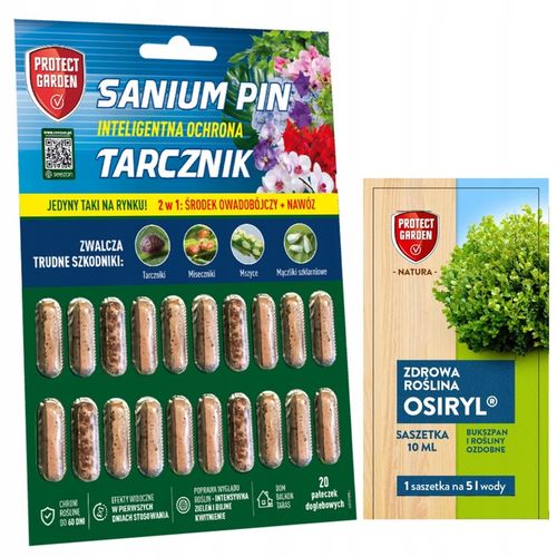 SANIUM PIN 2w1 PAŁECZKI DOGLEBOWE ziemiórki przędziorki wełnowce na Arena.pl