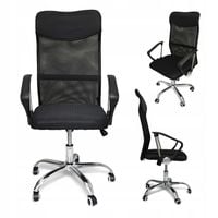 FOTEL OBROTOWY BIUROWY KRZESŁO ERGONOMICZNY WZMOCNIONA KONSTRUKCJA