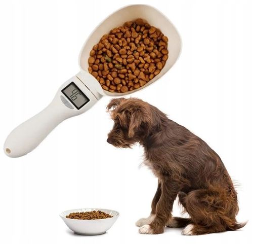 ŁYŻKA Z MIARKĄ WAGĄ łopatka do karmy dla psa kota z wyświetlaczem LCD 800g na Arena.pl