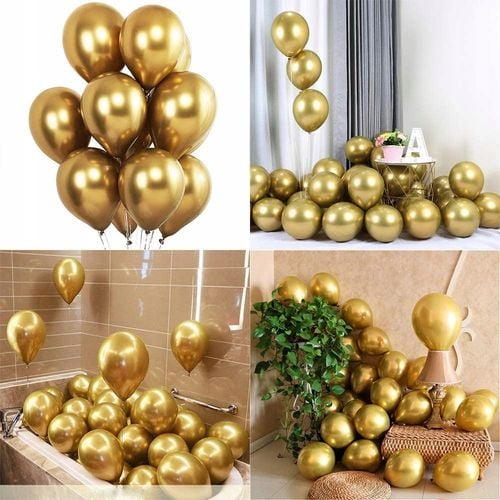 Balony 30cm Chromowane złote na Arena.pl