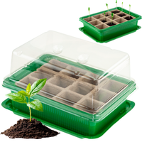 MINISZKLARENKA DO KIEŁKOWANIA 12 KOMÓR WIELODONICZKA + doniczka torfowa