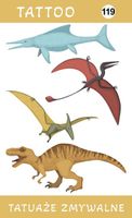 Tatuaże zmywalne Dinozaury