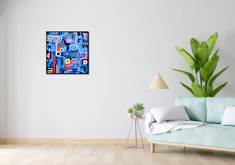 Plakat 60x60cm Rytmiczne Echo zdjęcie 4