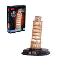 puzzle 3d led krzywa wieża w pizie wersja nocna 53