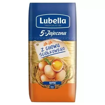 LUBELLA MAKARON 5 JAJ NITKA 250G zdjęcie 1
