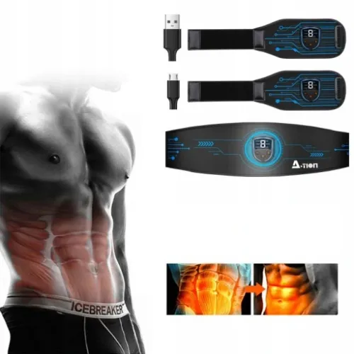 ELEKTROSTYMULATOR STYMULATOR DO MIĘŚNI BRZUCHA EMS na Arena.pl