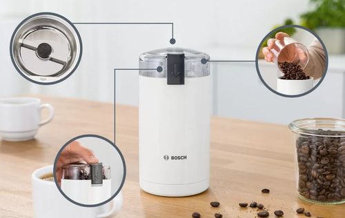 Młynek elektryczny Bosch TSM6A011W 180 W biały na Arena.pl