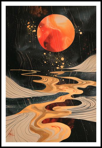 Plakat 61x91,5cm Planetarny Taniec na Arena.pl