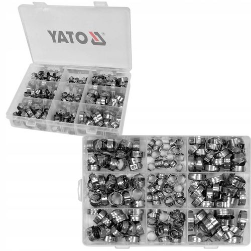 YATO ZESTAW OBEJM ZACISKOWYCH Z UCHEM 170 SZTUK STAL NIERDZEWNA YT-067842 na Arena.pl