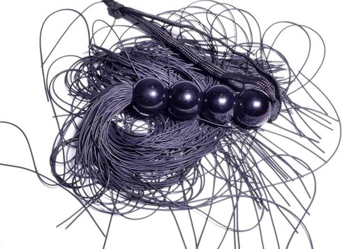 bicz pejcz do chłosty silikonowy bdsm bondage 37cm na Arena.pl