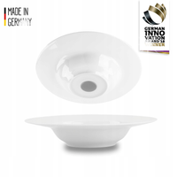 Magnetyczne głębokie talerze porcelanowe Silwy 320 ml do kampera, łodzi