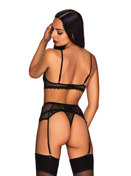 Komplet Stanik Pas Stringi Obsessive Basitta S/M zdjęcie 2