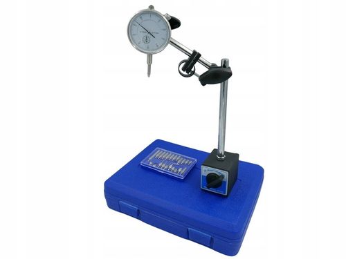 CZUJNIK ZEGAROWY + STATYW DO SPRAWDZANIA BICIA TARCZ Z KOŃCÓWKAMI W WALIZCE na Arena.pl