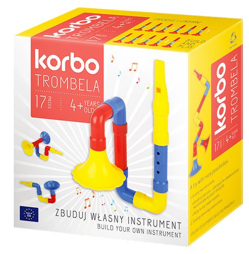 KORBO RUCHOME KLOCKI Basic 180 el + trombele 17 el na Arena.pl